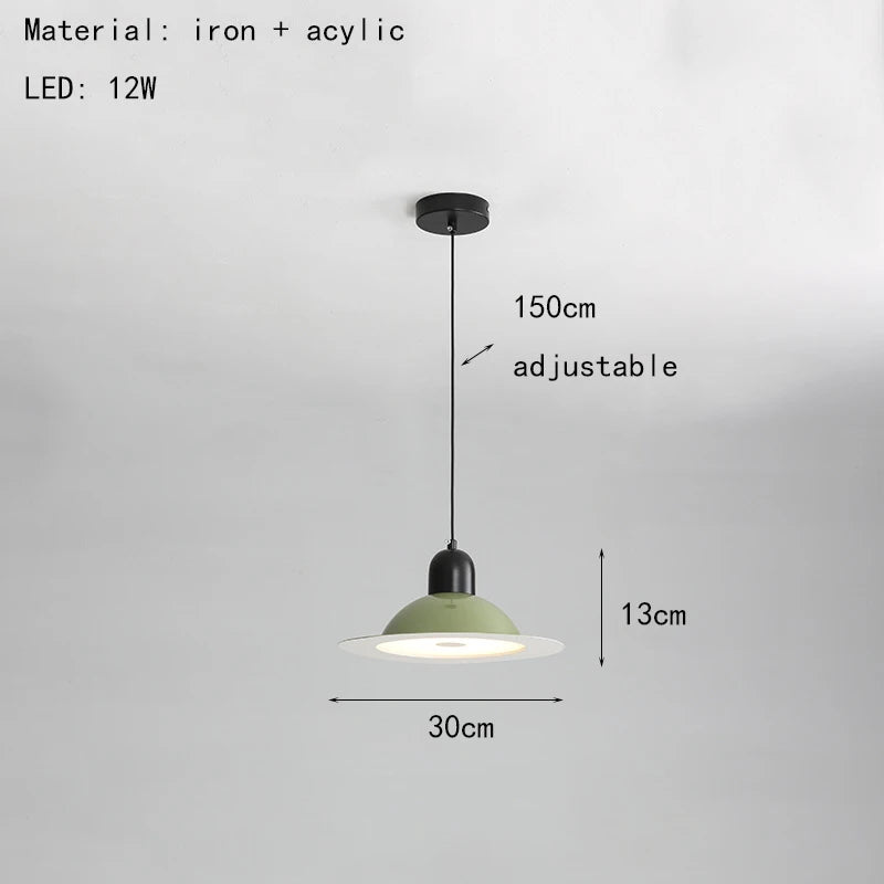 suspension lampe led métal avec lumière réglable et modifiable - vue 12 sur 17