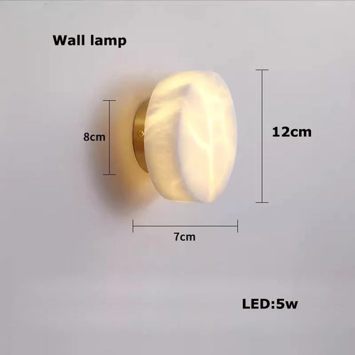 lustre en marbre acier inoxydable à led dimmable pour éclairage intérieur - vue 10 sur 10