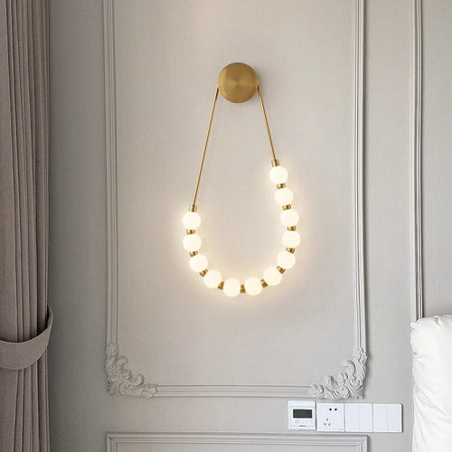 Applique murale de chevet style minimaliste crème italienne - vue 6 sur 9