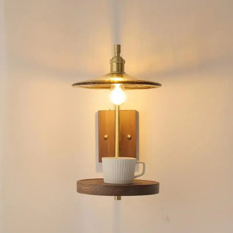 applique murale vintage design en verre pour intérieur élégant - vue 1 sur 9