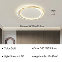 plafonnier moderne à leds pour décoration intérieure élégante