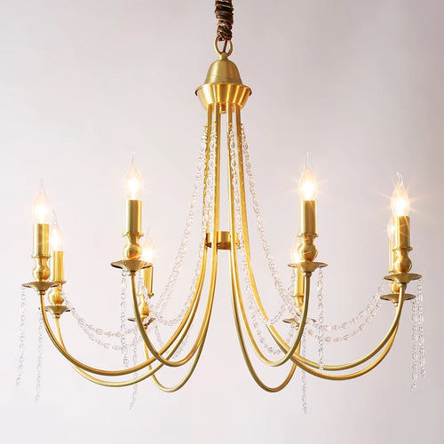 lustre en laiton moderne pour éclairage intérieur élégant - vue 13 sur 13