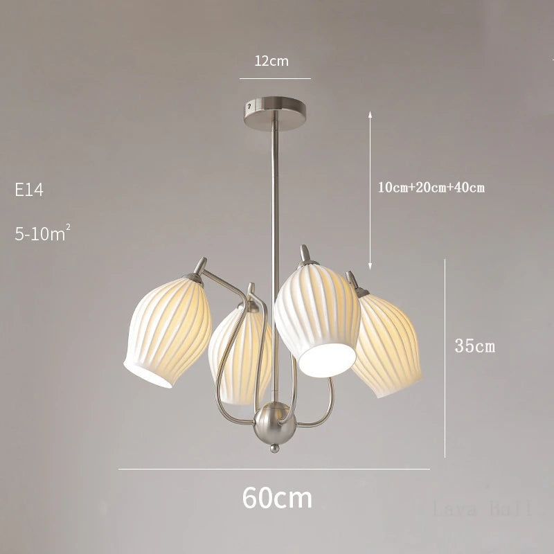 lustre bauhaus français en céramique pour intérieur élégant - vue 8 sur 12
