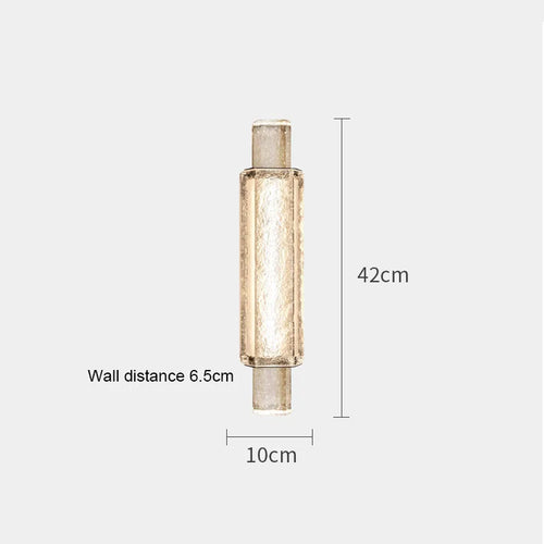 Applique murale de luxe en cristal et acier inoxydable - vue 9 sur 8