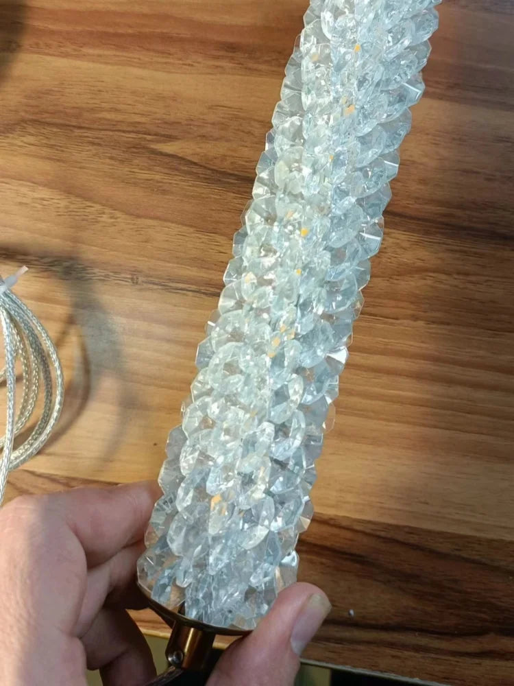 lustre en cristal de luxe pour intérieur moderne et élégant - vue 3 sur 7