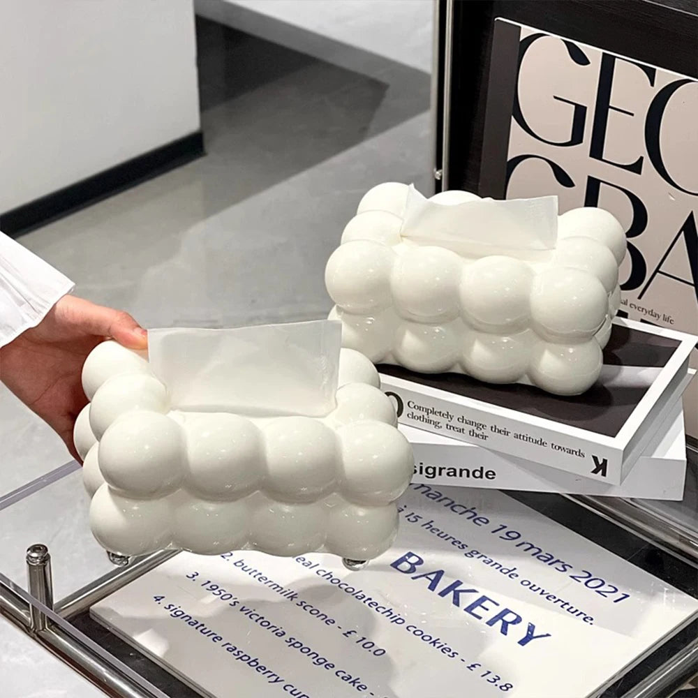 boîte à mouchoirs nuage pour décoration et rangement - vue 5 sur 8