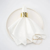 Serviette de table coton lavé style vintage 40x40