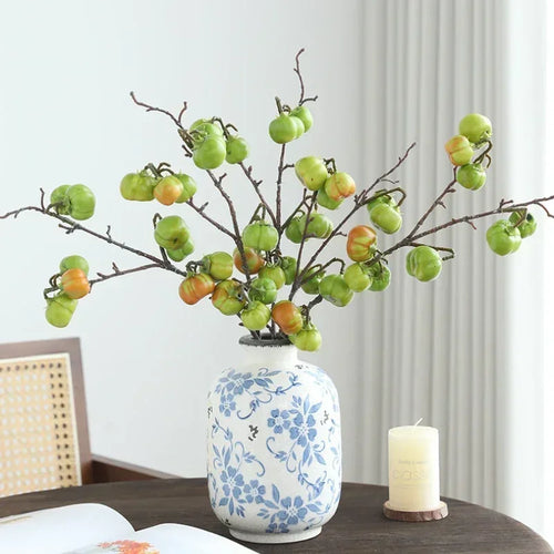 plantes artificielles citrouilles décoratives pour balcon et hôtel - vue 7 sur 12