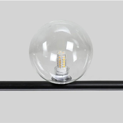 Kitchen Island Ceiling Chandelier Dining Table Glass Pendant Lamp Led Suspension Luminaire Hanging Light - vue 6 sur 14
