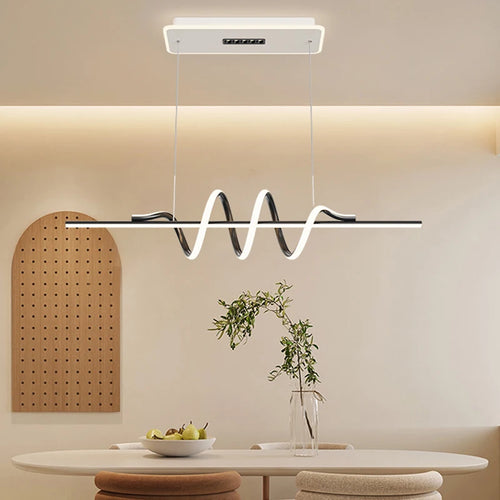 lampe suspendue décorative avec projecteur led pour divers usages - vue 3 sur 8