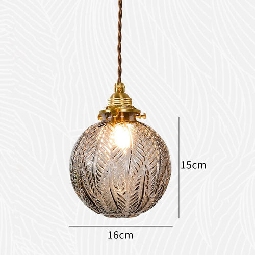 suspension laiton verre salle manger bar - vue 9 sur 9