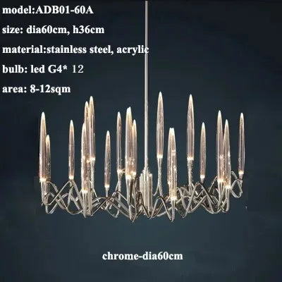 applique murale en cristal design lumineux pour intérieur élégant - vue 8 sur 22
