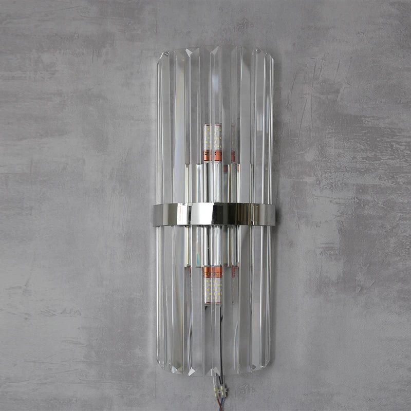 applique murale luxueuse en cristal pour décoration intérieure - vue 8 sur 8