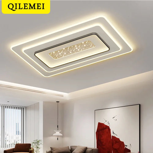 Plafond moderne à LEDs lampe pour chambre cuisine étude éclairage salon luminosité réglable Led plafonnier luminaire - vue 2 sur 16