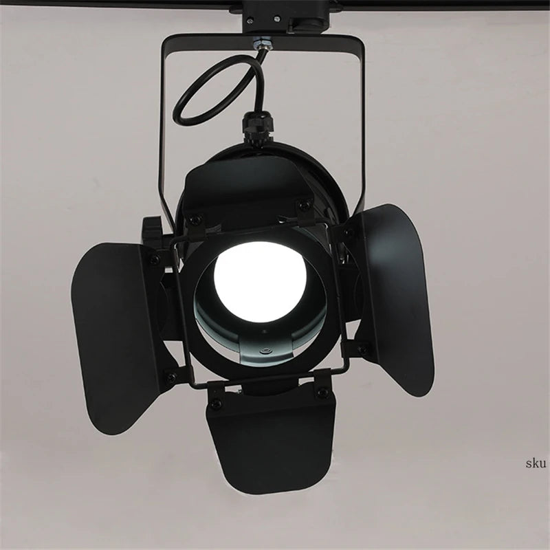 plafonnier led moderne style industriel rétro pour bar et café - vue 8 sur 13