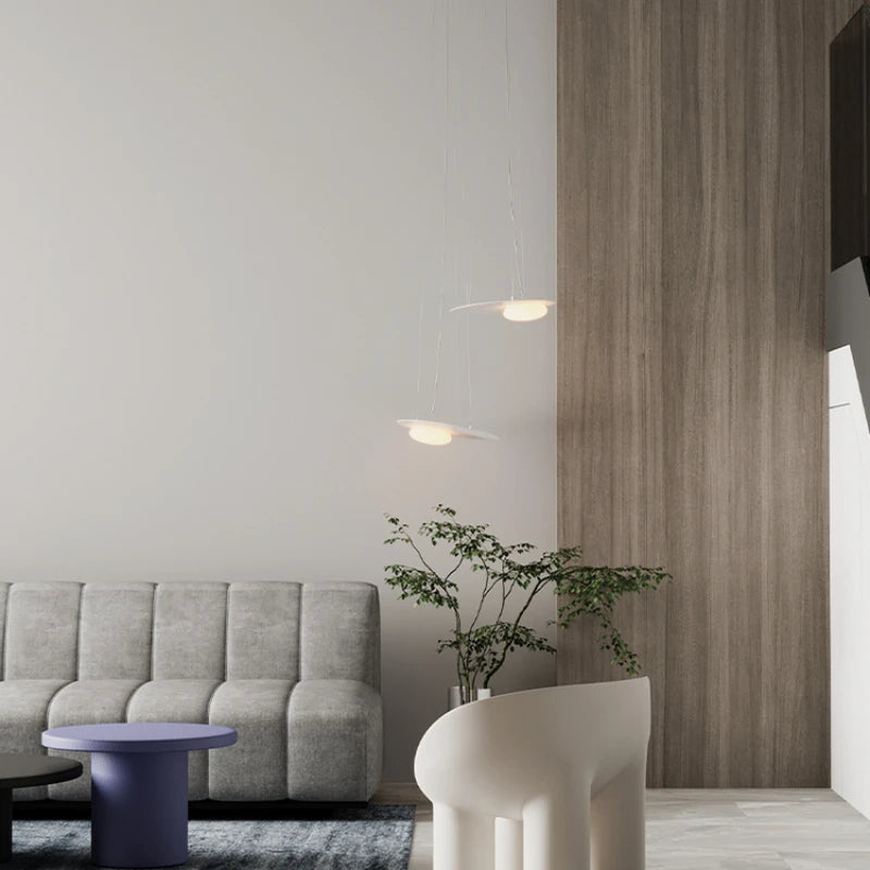 lustre led moderne créatif pour décoration de restaurant avec cordons réglables - vue 3 sur 9