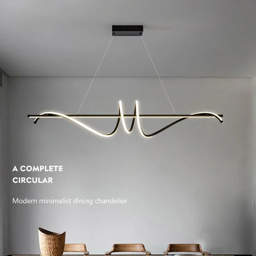 suspension led moderne pour décoration intérieure et cafés - vue 4 sur 8