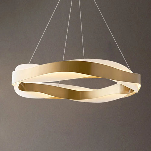 lustre moderne suspendu éclairage intérieur design élégant lumineux - vue 4 sur 13