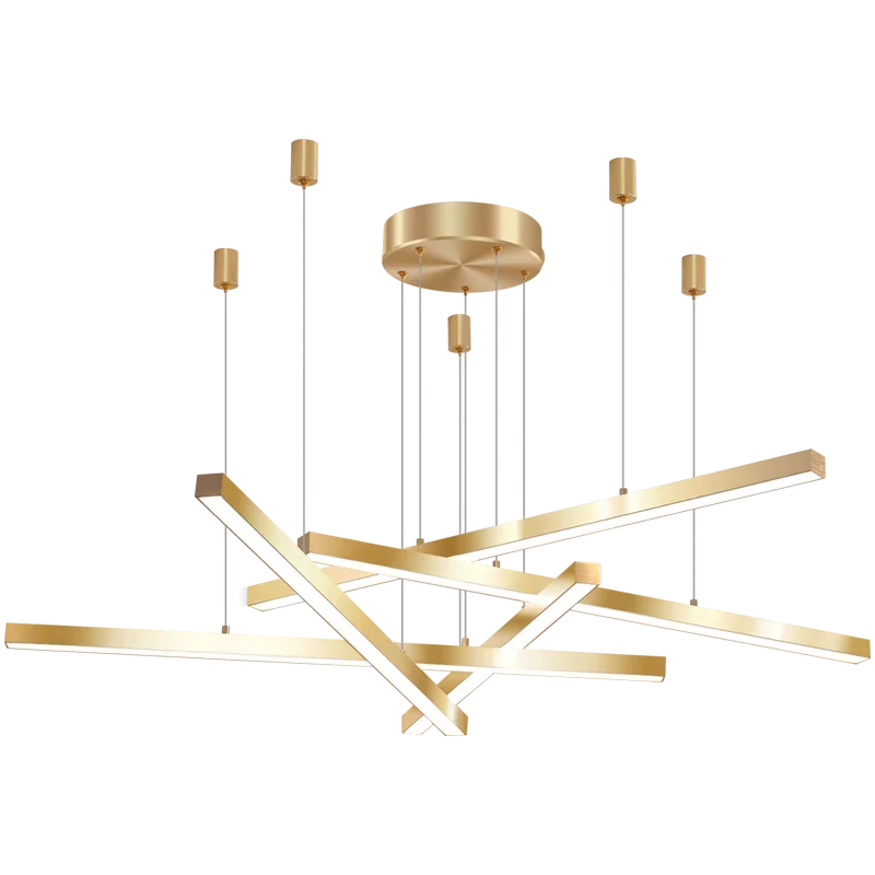 suspension en cuivre avec bande dorée pour décoration intérieure - vue 2 sur 14