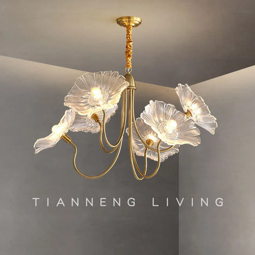 suspension moderne design nordique créatif floral élégant pour intérieur - vue 2 sur 14