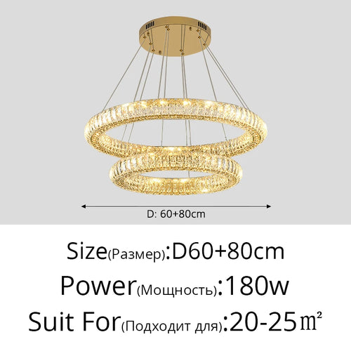 lustre en cristal moderne lumineux pour intérieur élégant - vue 11 sur 12