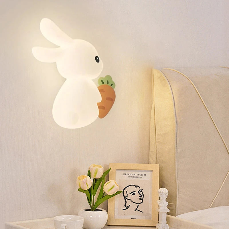 applique murale lapin mignon pour chambre d'enfant créative et ludique - vue 1 sur 9