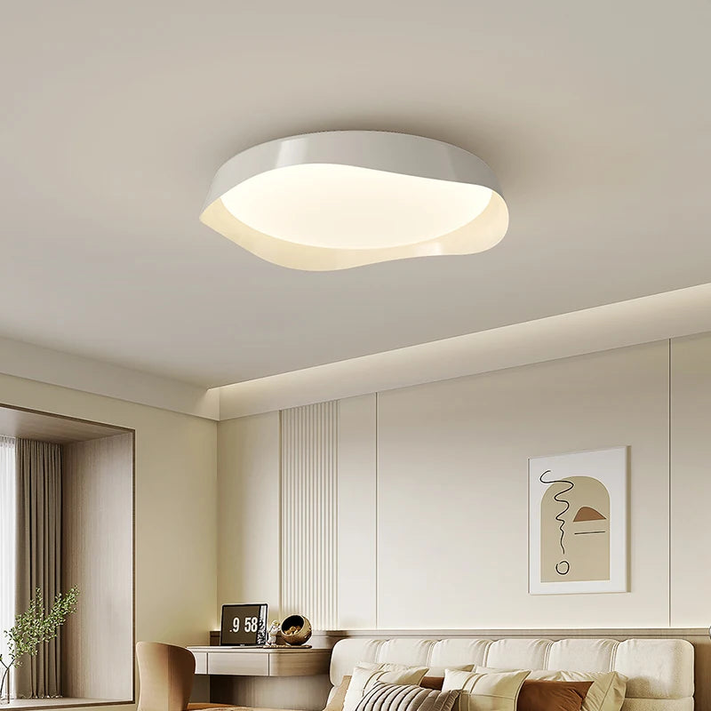 plafonnier LED style wabi-sabi rétro haut de gamme créatif - vue 3 sur 9