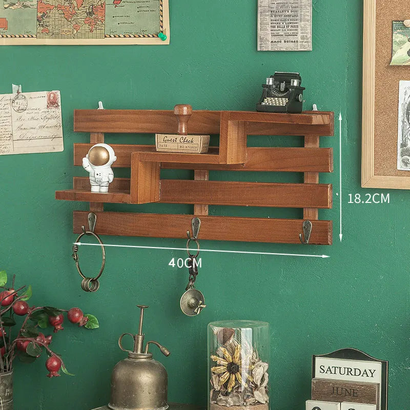 porte-clés mural décoratif avec crochet pratique pour clés - vue 14 sur 15