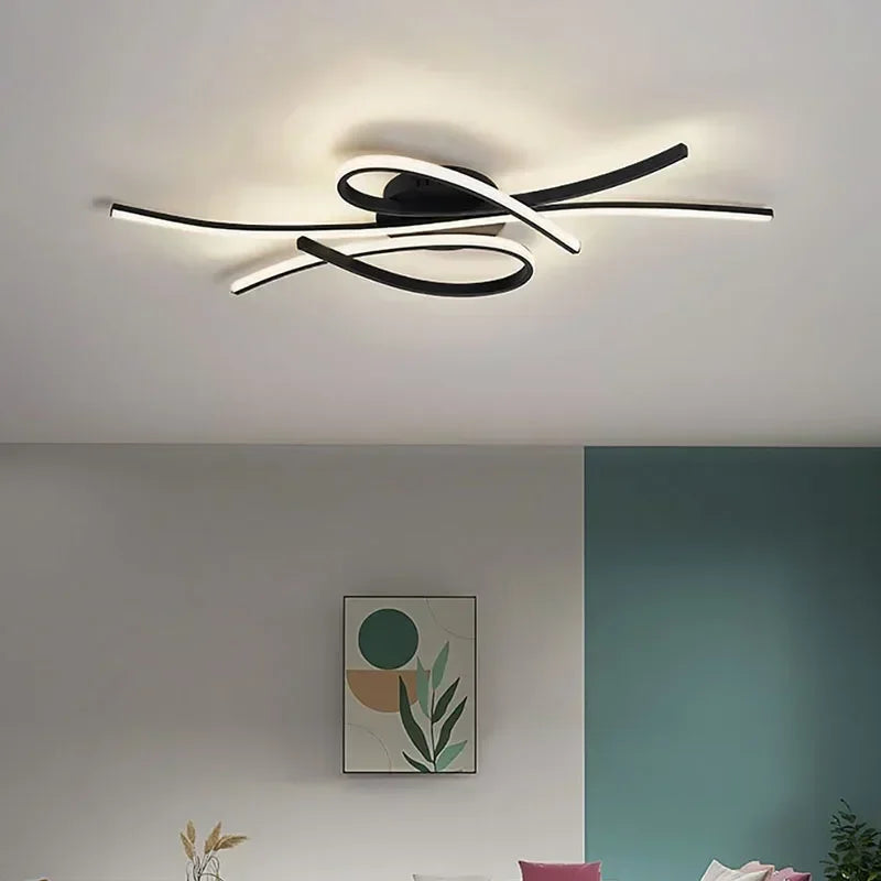 plafonnier led moderne pour hôtel et intérieur - vue 3 sur 9