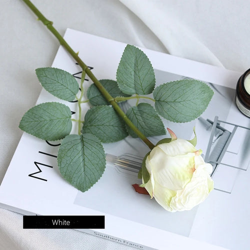 fleur de rose artificielle pour décoration de mariage et table - vue 12 sur 12