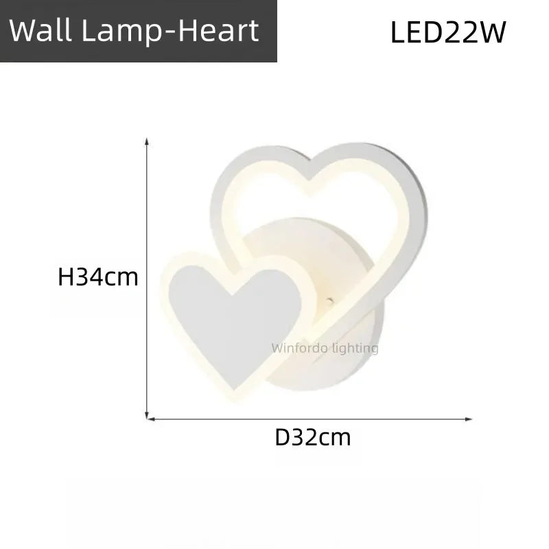 lustre led moderne créatif pour chambre enfant et salon intérieur - vue 12 sur 13