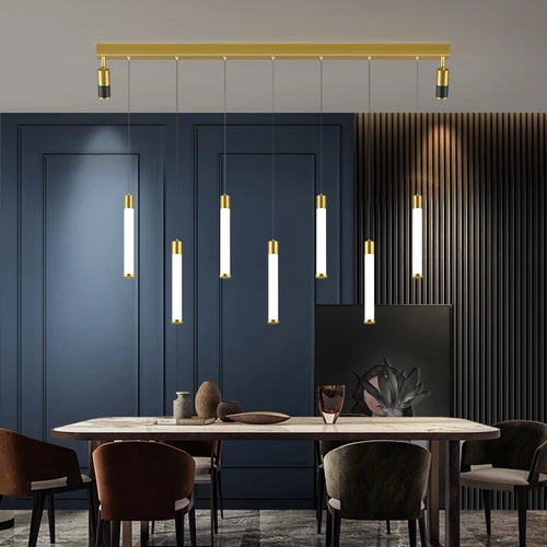 lustre moderne lumineux à économie d'énergie pour une ambiance chaleureuse - vue 6 sur 14