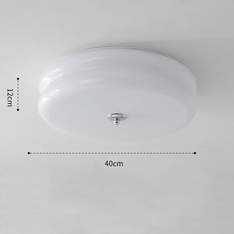 plafonnier rétro en verre pour un style nordique élégant