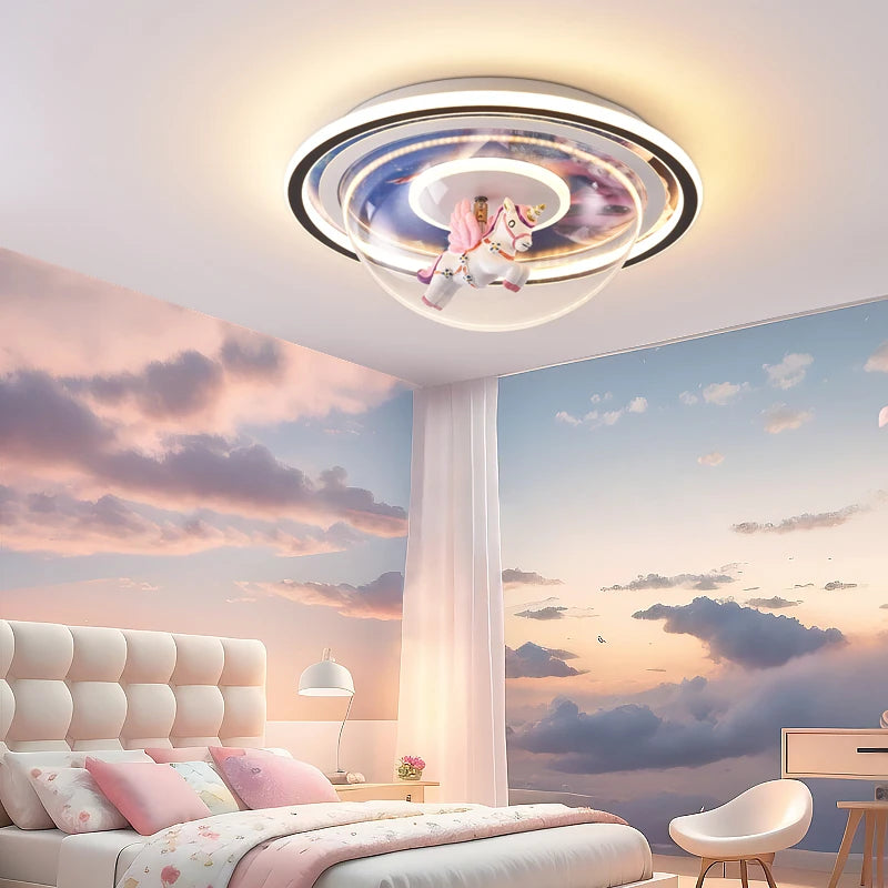 plafonnier moderne en forme de dessin animé décoratif pour intérieur - vue 4 sur 10