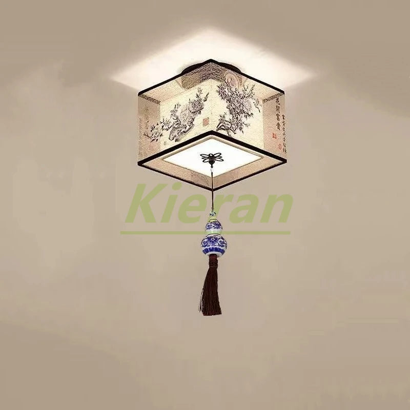 plafonnier led moderne simple lotus oiseau pour hôtel ktv - vue 26 sur 30