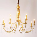 lustre en laiton moderne pour éclairage intérieur élégant
