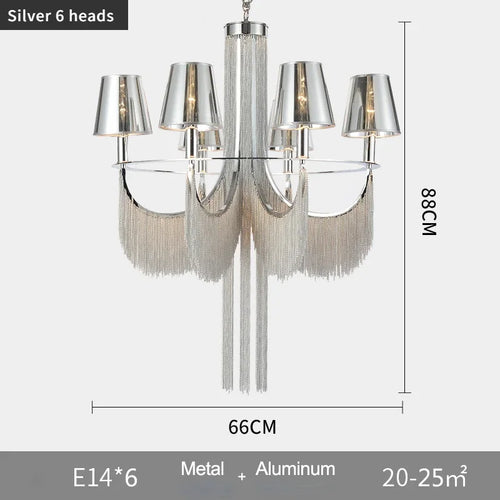 lustre de luxe moderne pour mariage avec lumières intégrées - vue 10 sur 14