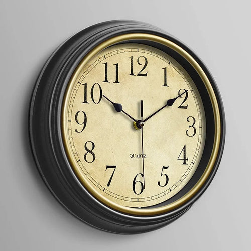 horloge murale rétro nordique silencieuse pour intérieur élégant - vue 9 sur 15