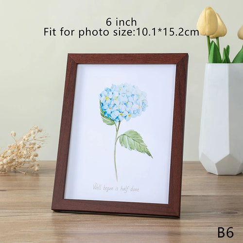 cadre photo en bois suspendu pour décoration et cadeau - vue 15 sur 18