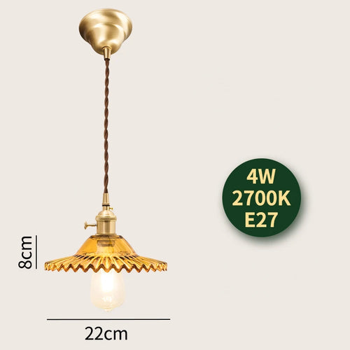 suspension en verre diamant led nordique moderne - vue 25 sur 30