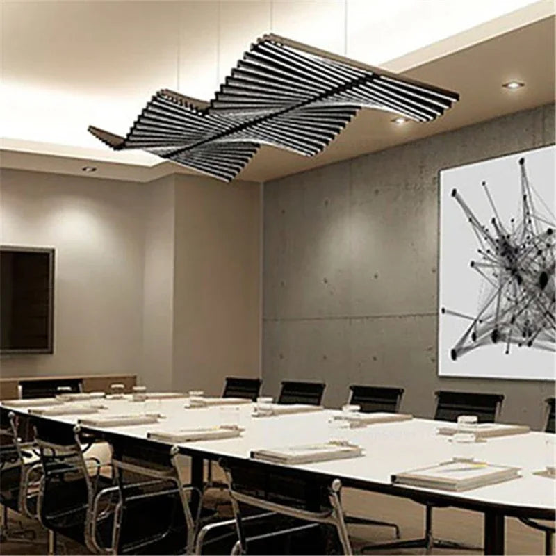 plafonnier led suspendu design nordique moderne éclairage intérieur décoratif - vue 4 sur 14