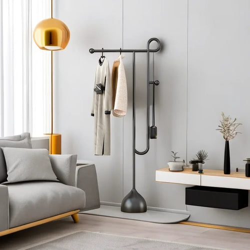 porte-manteaux en métal modernes et créatifs pour rangement élégant - vue 10 sur 9