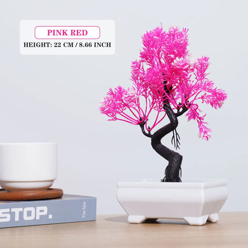 plantes artificielles bonsaï petit arbre décoration intérieure et extérieure - vue 13 sur 32