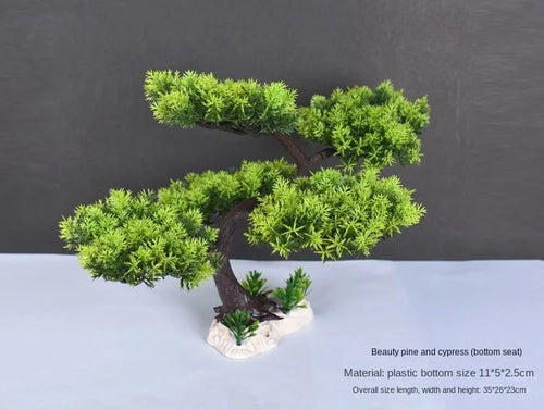 plante artificielle bonsaï en plastique pour décoration intérieure - vue 36 sur 41