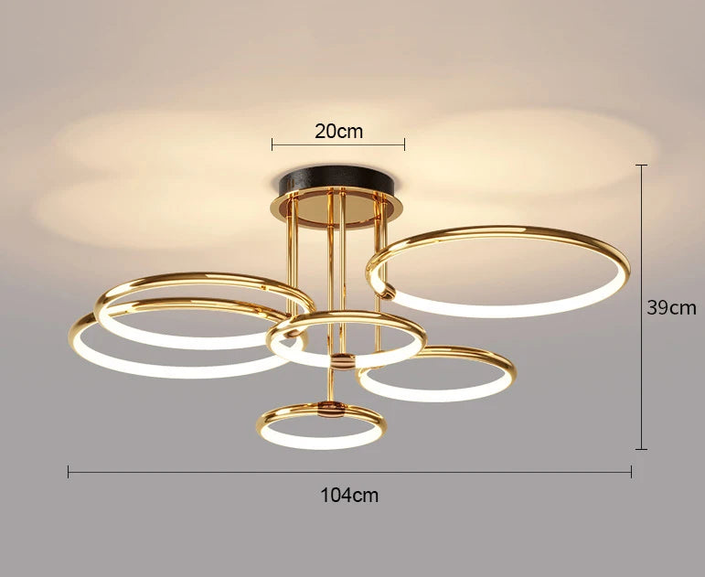 lustre led en silicone pour décoration intérieure élégante et moderne