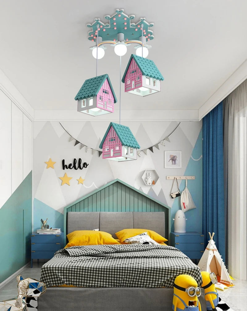 lustre pour enfant décorations de noël suspension - vue 4 sur 8