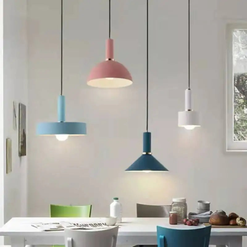 suspension artistique multicolore créative pour cafés et bars - vue 5 sur 20