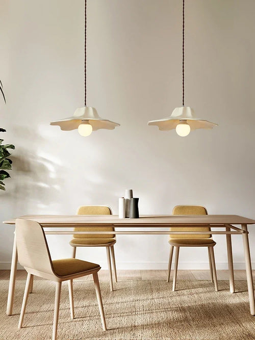 lustre moderne wabi-sabi pour intérieur original et élégant - vue 2 sur 8