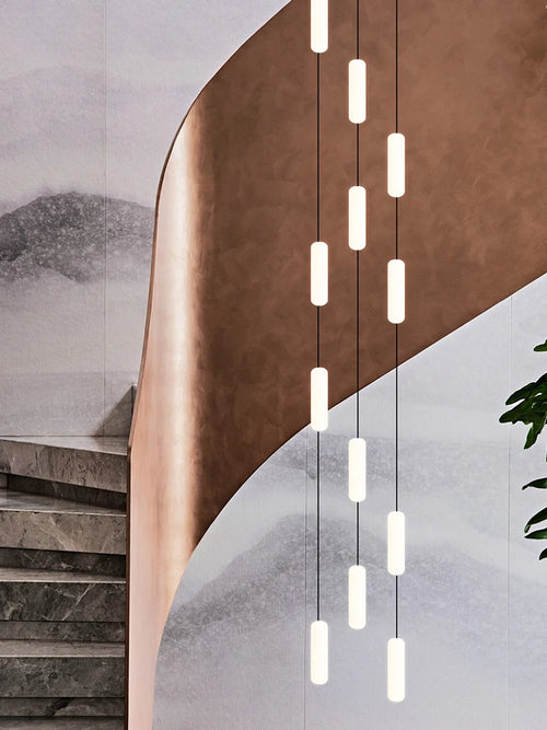 lustre à led moderne pour éclairage suspendu élégant - vue 2 sur 13