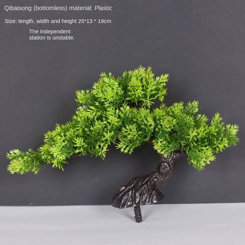plante artificielle bonsaï en plastique pour décoration intérieure - vue 18 sur 41